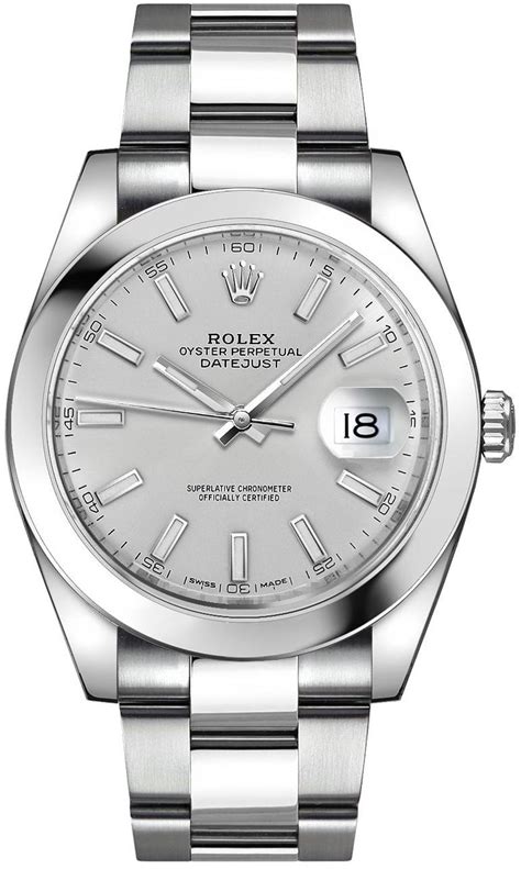 silver rolex for sale|rolex silver watches for men.